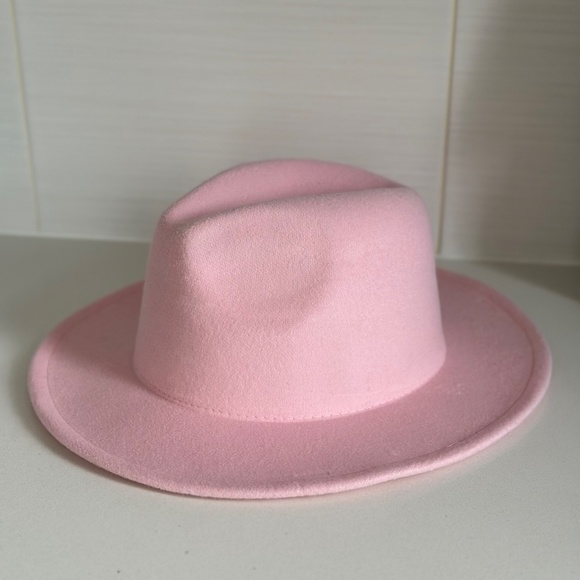 Classic Pink Felt Cowboy Hat - Picture 2 of 5